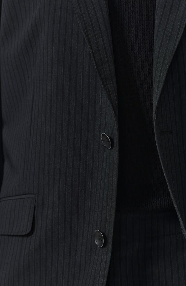 rag & bone Butler Tropical Virgin Wool Blend Blazer, Alternate, color, Black