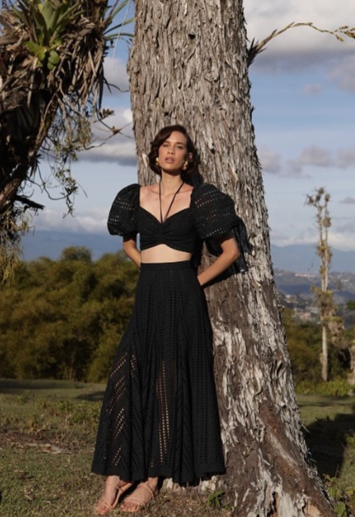 No Pise La Grama Lucia Top In Black