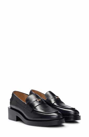 BOSS Iryna Leather Penny Loafer