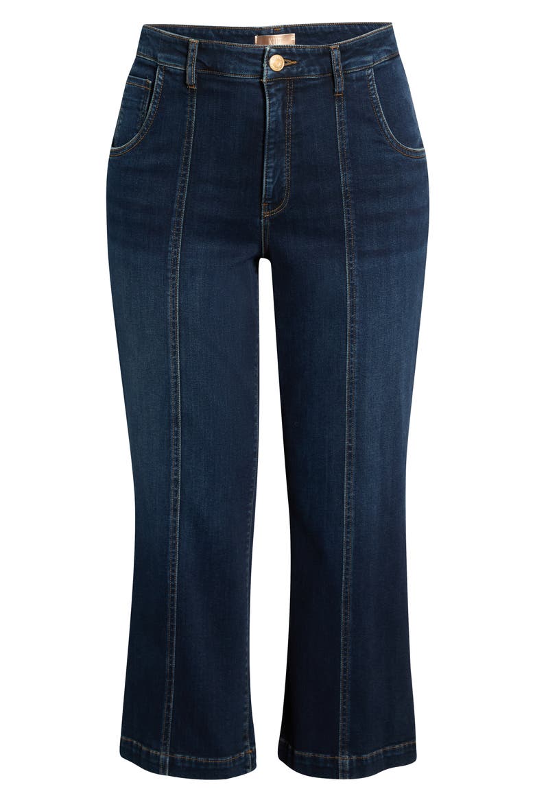 Meg Seamed Fab Ab High Waist Ankle Wide Leg Jeans, Alternate, color, NOTICE