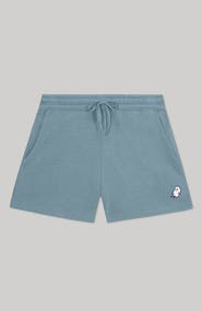 Dalix Womens Ghost Midweight Washed Fleece Shorts