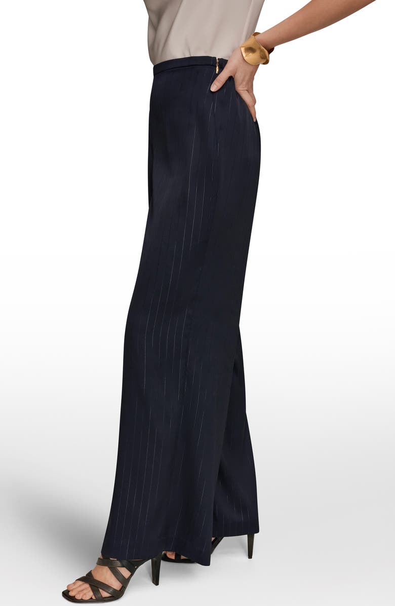 Donna Karan New York Wide Leg Pull-On Pants, Alternate, color, 