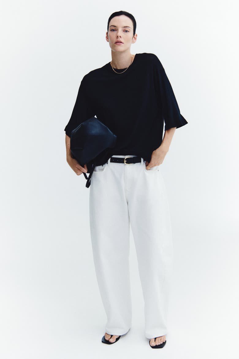 Merino Wool T-Shirt, Alternate, color, Black