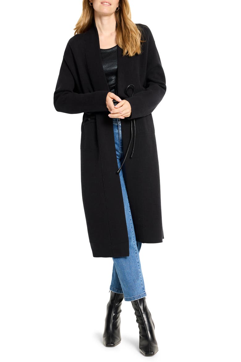 Reversible Longline Knit Jacket, Alternate, color, NEUTRAL MULTI
