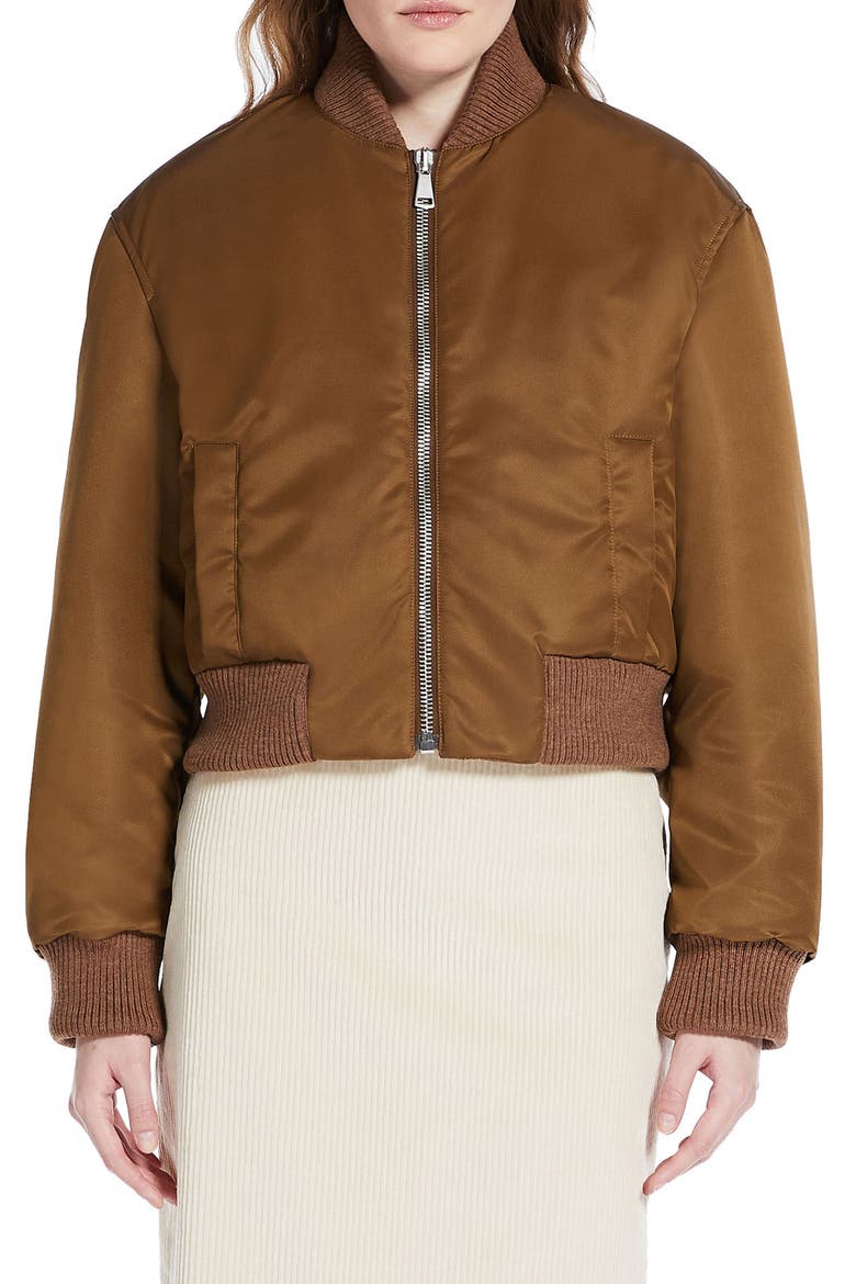 Cloruro Bomber Jacket, Main, color, TOBACCO