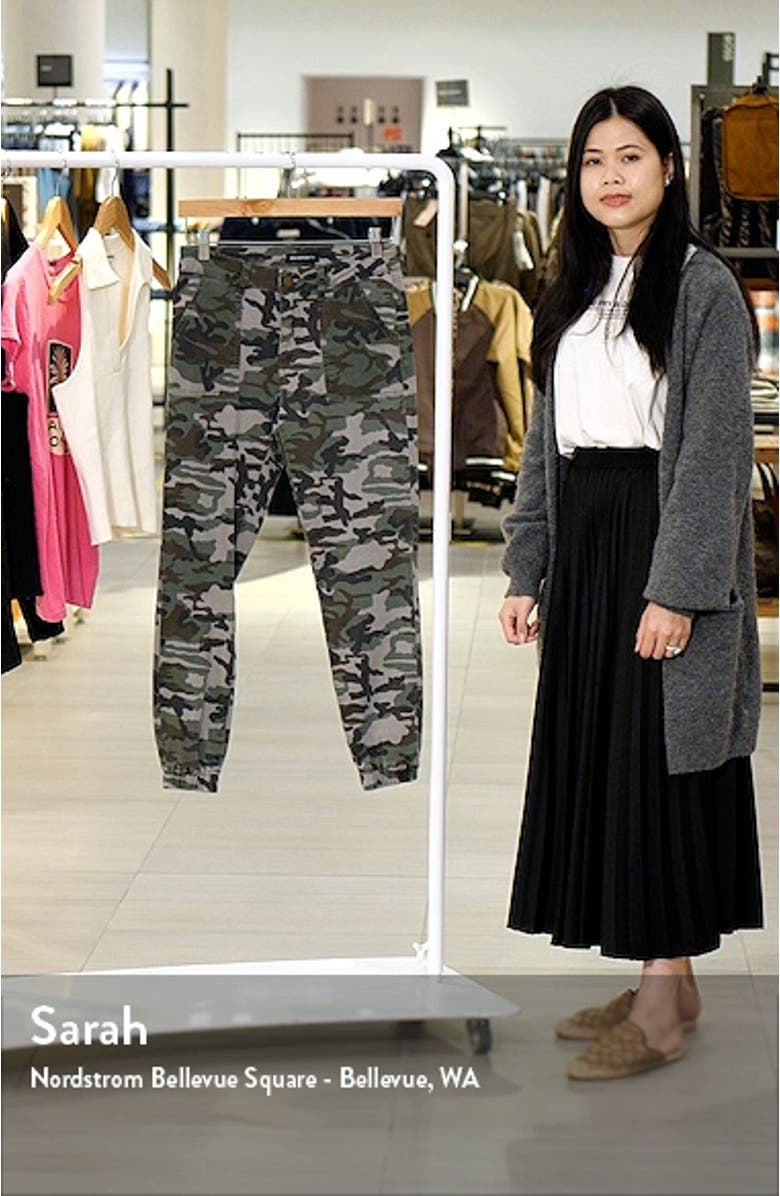 Camo Print Jogger Jeans, sales video thumbnail