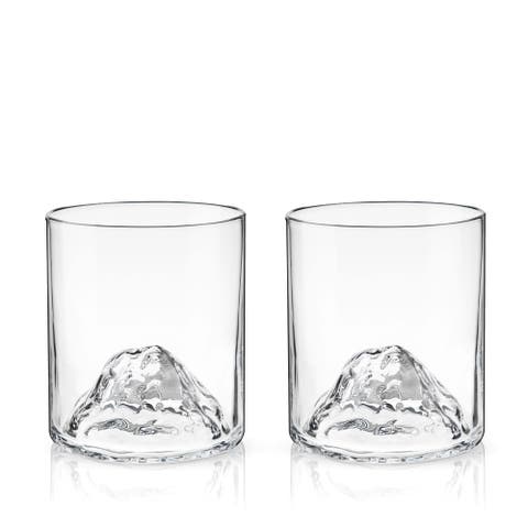 Mountain Crystal Tumblers Set of 2