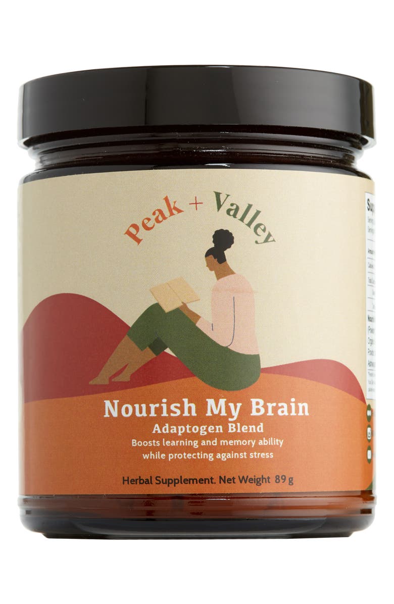 Peak and Valley Nourish My Brain<sup>®</sup> Adaptogen Blend Herbal Supplement, Main, color,