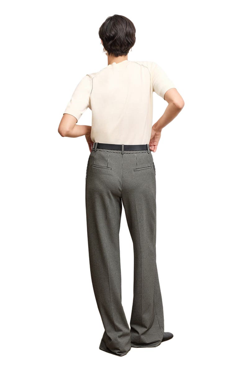 M.M.LaFleur Becca Pointelle Tee - Cotton Silk Knit, Alternate, color, 