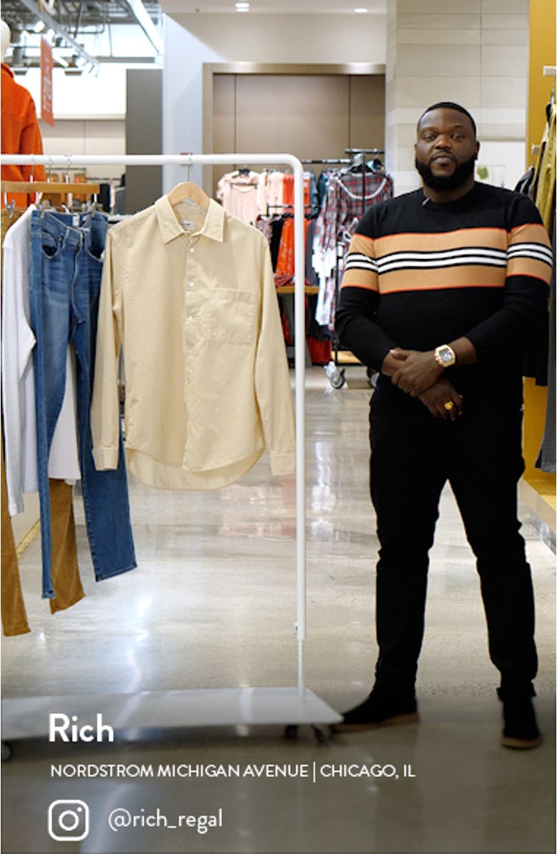 Arne 5120 Corduroy Button-Up Shirt, sales video thumbnail