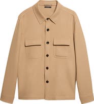 TOM FORD Double Splittable Virgin Wool & Silk Overshirt