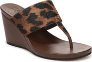 SARTO by Franco Sarto Talea Genuine Calf Hair Wedge Sandal