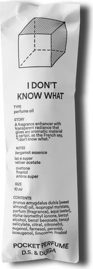 I Don't Know What Fragrance Enhancer