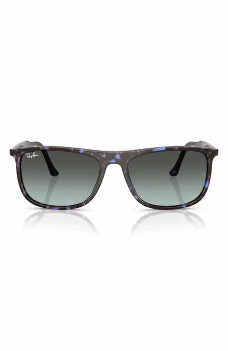 Ray-Ban 61mm Polarized Gradient Rectangular Sunglasses