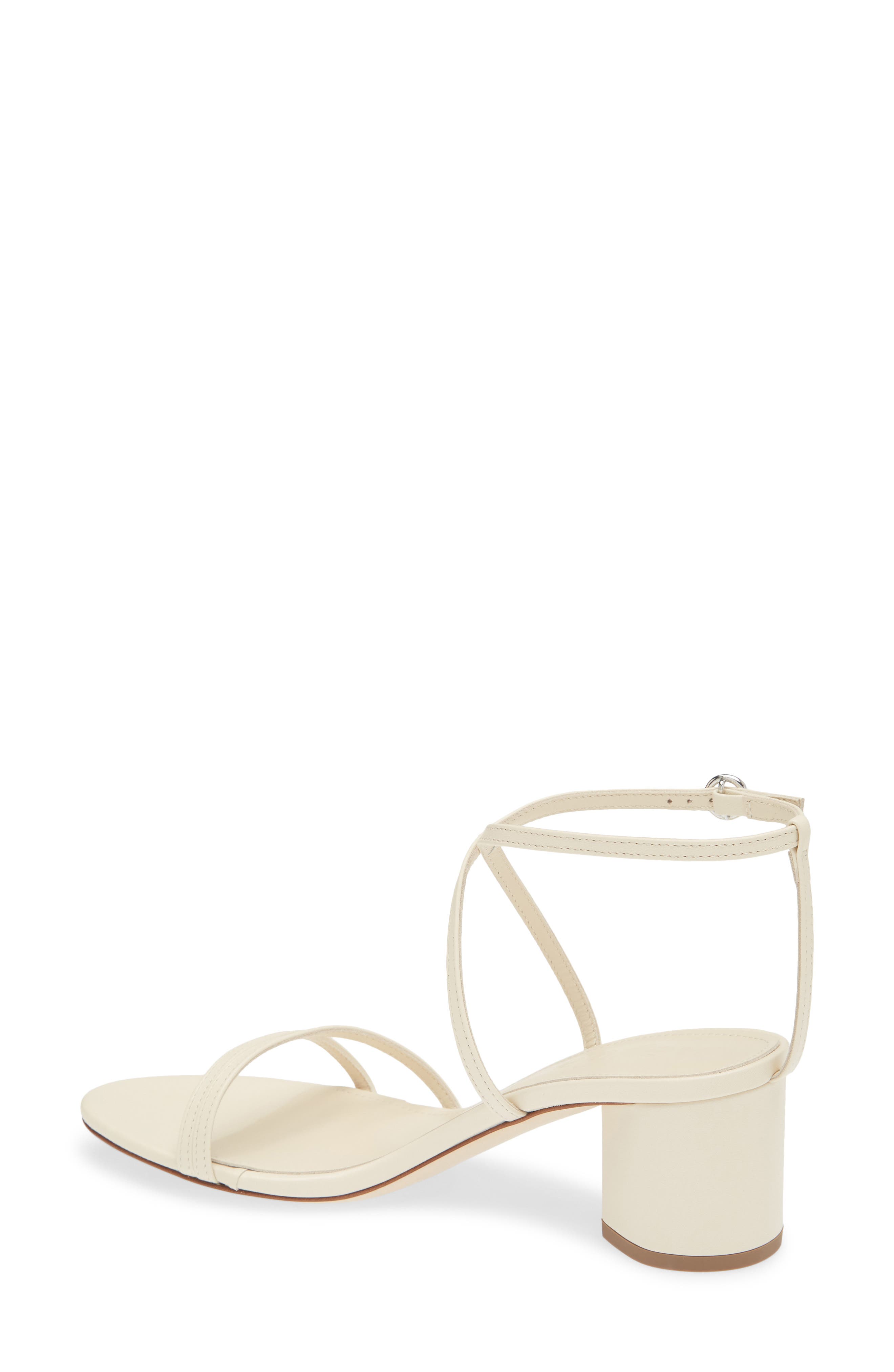 aeyde Mirella Sandal, Alternate, color, Creamy