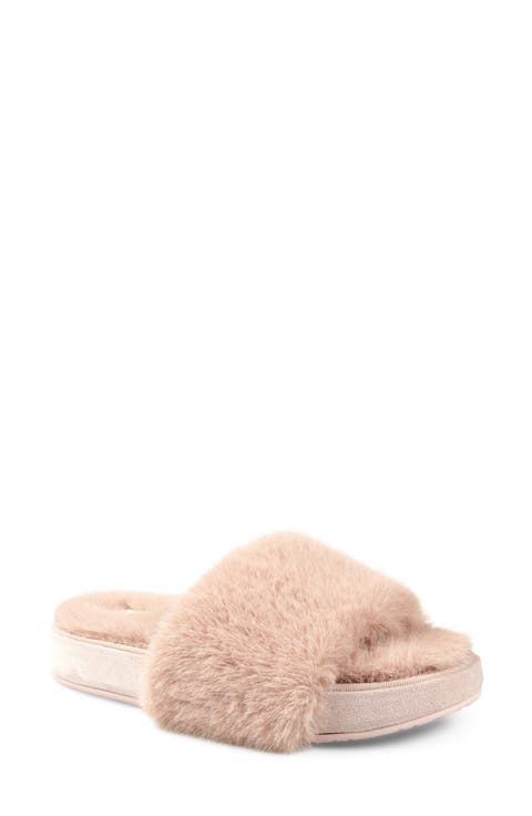 Macklin Faux Fur Slipper (Women)