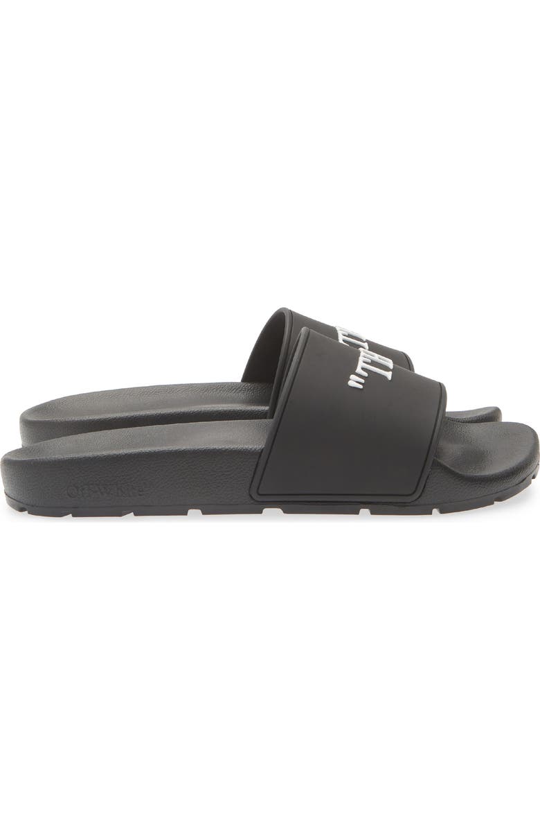 Off-White This That Slide Sandal, Alternate, color, Black - White