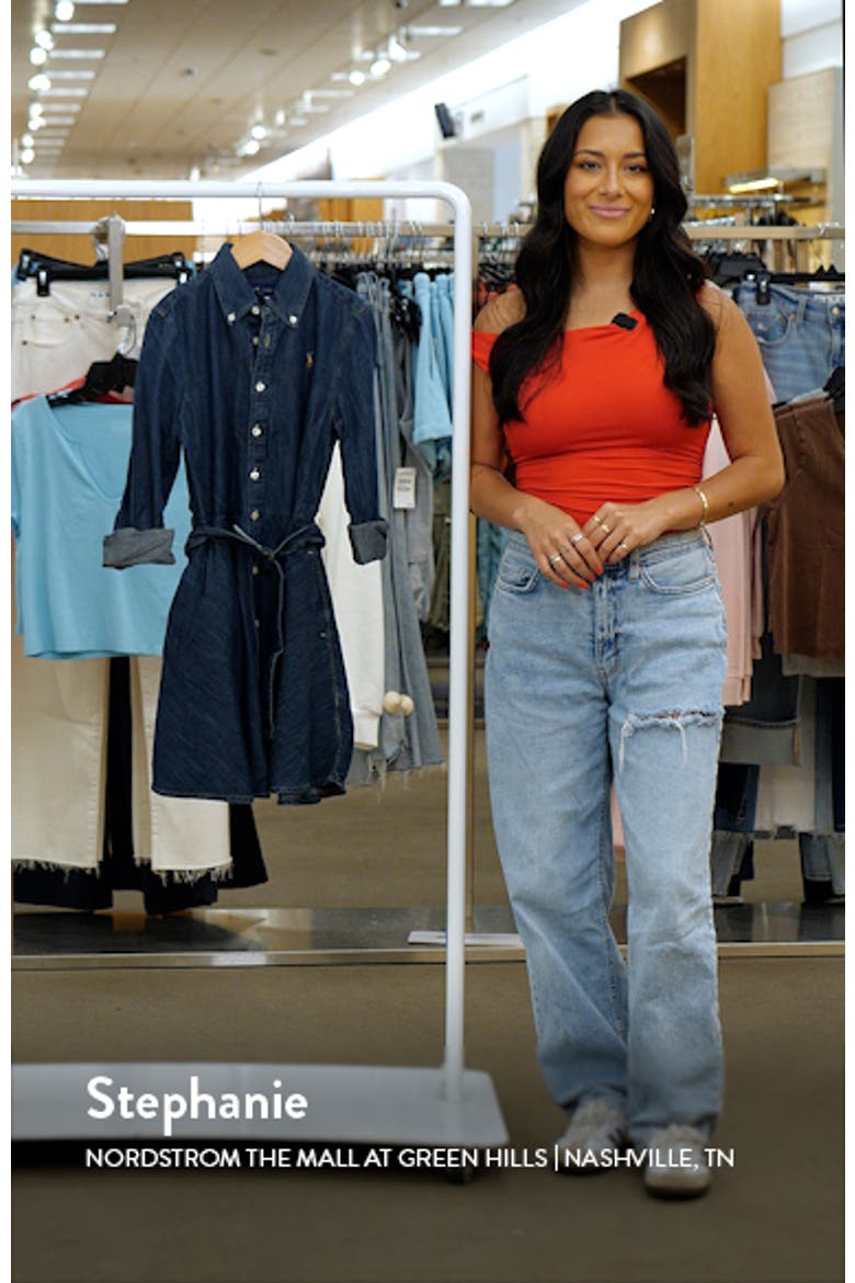 Kids' Belted Denim Shirtdress video