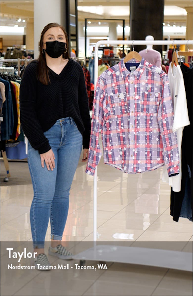 Men's BB Celestial Long Sleeve Cotton Button-Up Shirt, sales video thumbnail