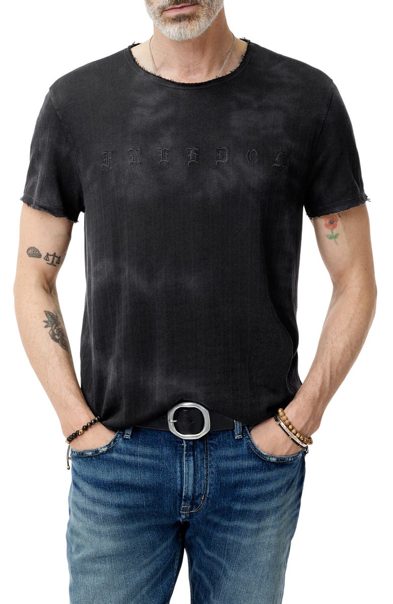John Varvatos Freedom Raw Edge T-Shirt, Alternate, color,