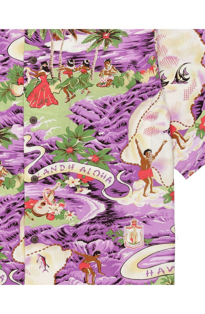 Fortela Tropical Hawaiian Short Sleeve Shirt, Alternate, color, 