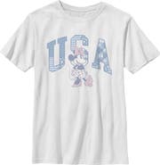 Minnie Mouse Boy's Minnie Mouse American Sweetheart Pose  Graphic T-Shirt