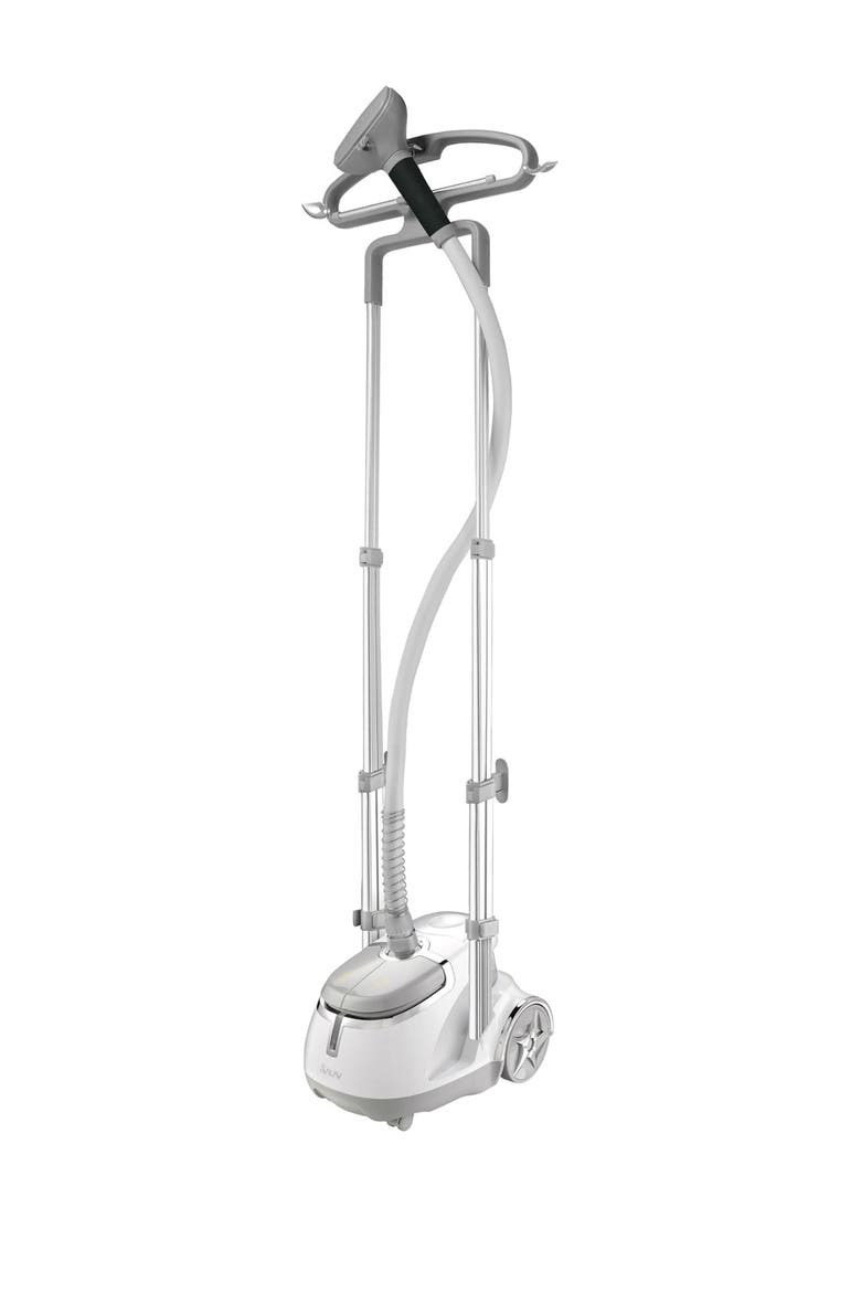 Silver Professional Series Dual Bar Garment Steamer, Main, color, SILVER