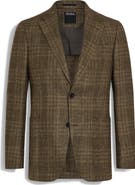 ZEGNA Crossover Plaid Wool Blend Sport Coat