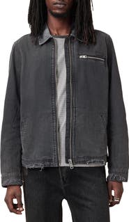 AllSaints Rothwell Distressed Denim Jacket
