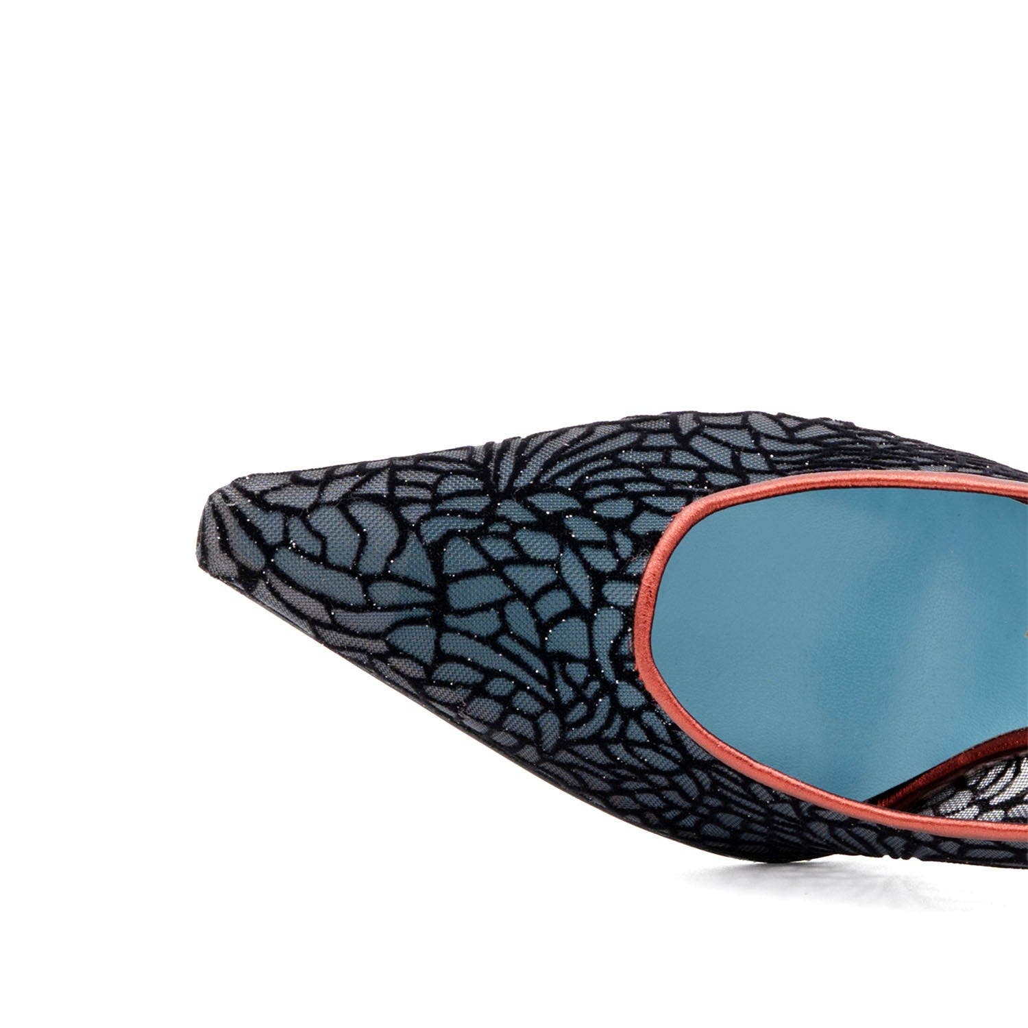 Valentina Rangoni Folgorata Mesh Pump, Alternate, color, Black Catterdale Mesh