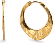 Monica Vinader Medium Capri Hoop Earrings
