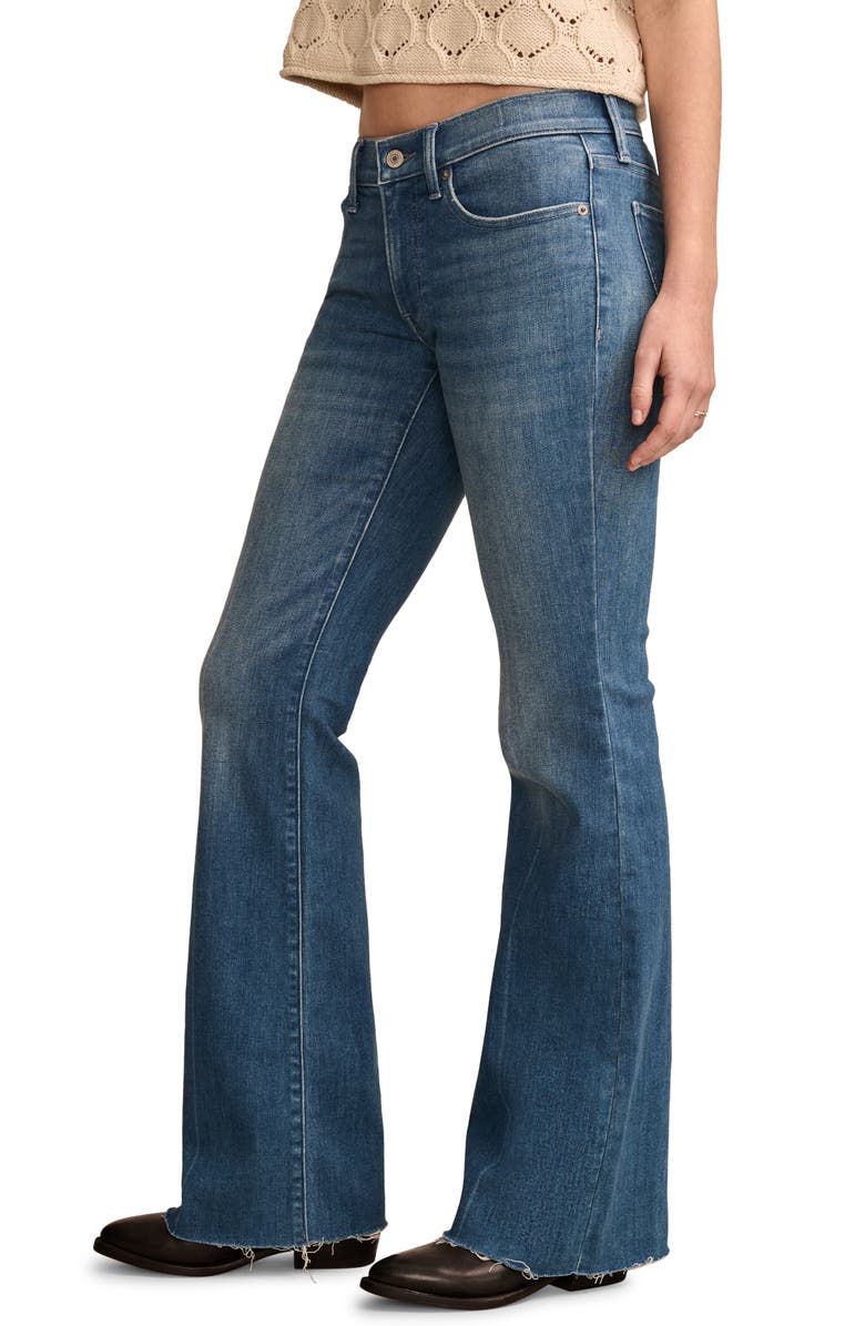 Lucky Brand Sweet Mid Rise Flare Jeans, Alternate, color,