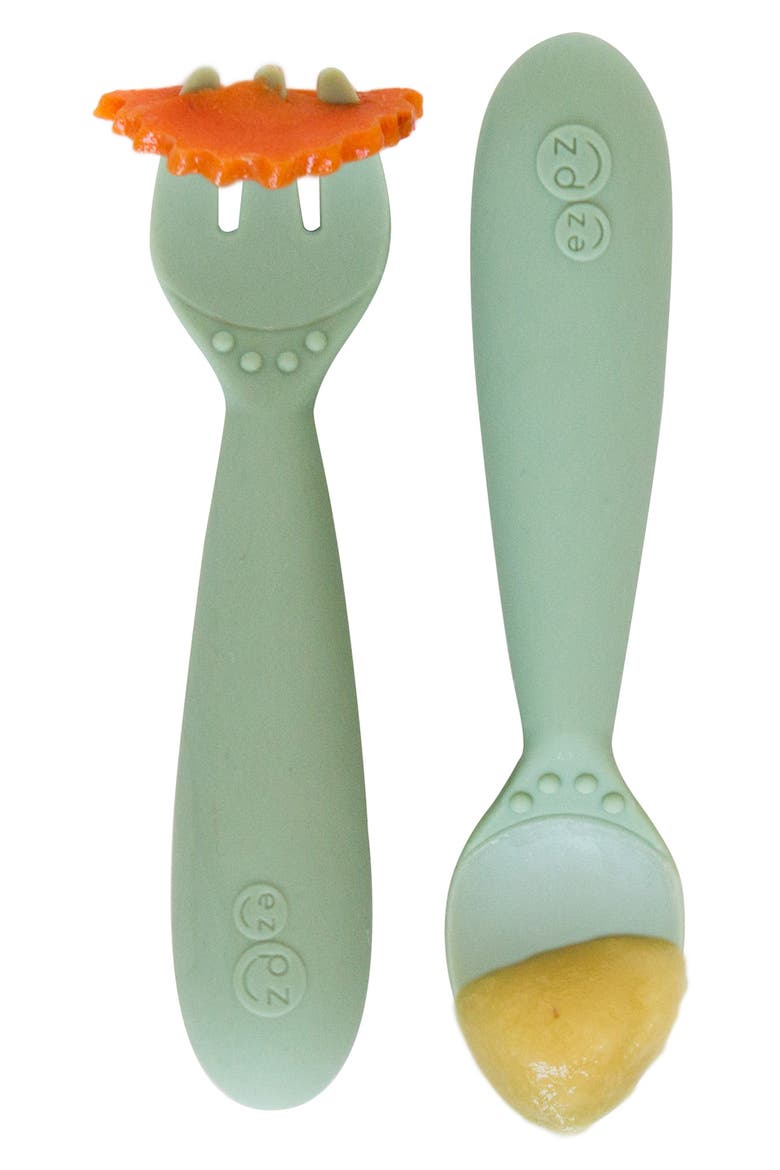 Mini Utensils Set, Alternate, color, SAGE