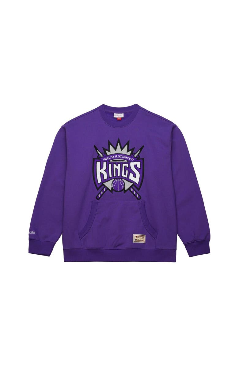Mitchell & Ness Men's Mitchell & Ness Purple Sacramento Kings Nights Pullover Sweatshirt, Alternate, color, Purple
