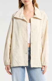 ASTR the Label Yareli Oversize Funnel Neck Jacket