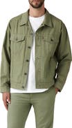 Levi's® Relaxed Fit Cotton & Linen Trucker Jacket