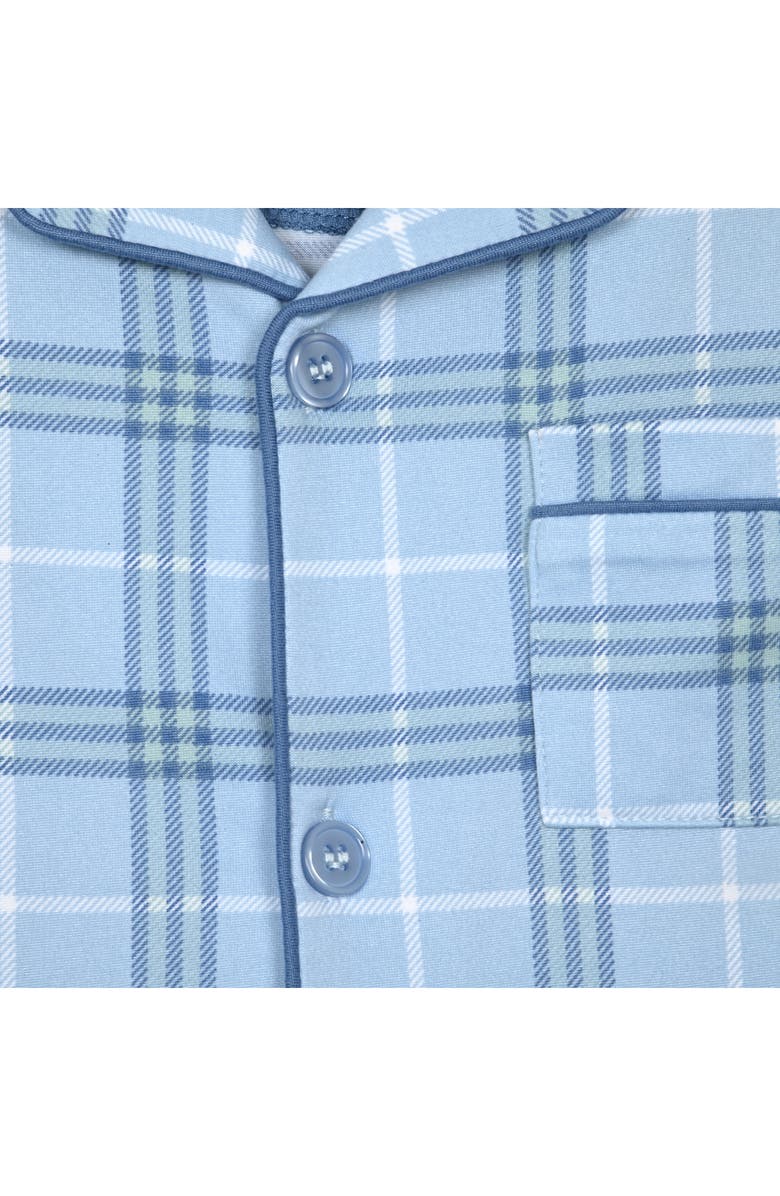 CLOUD NINE Kids' Plaid Two-Piece Short Pajamas, Alternate, color,