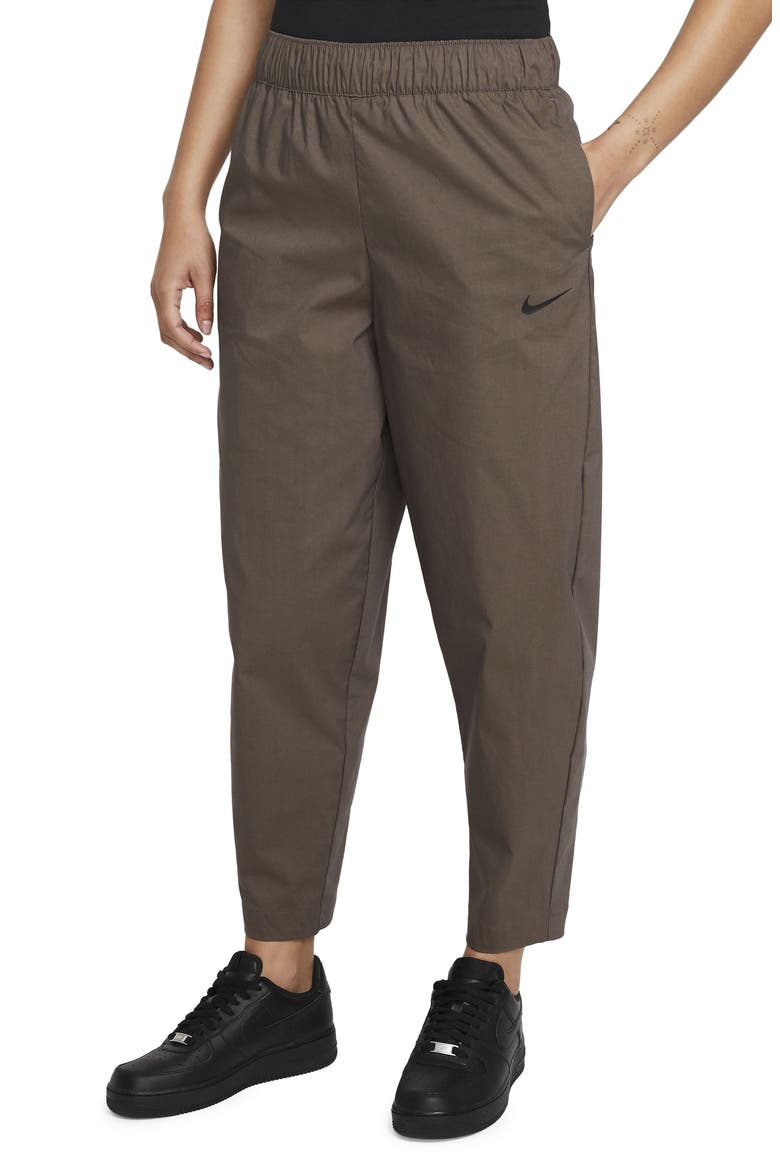 Sportswear Essential Curve Pants, Main, color, IRONSTONE/ BLACK