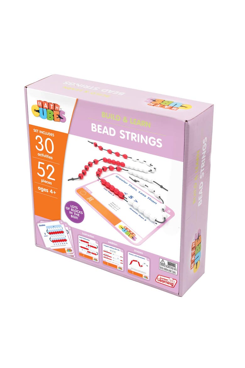 Mathcubes Bead Strings 30 Activity Set, Alternate, color, Multicolored