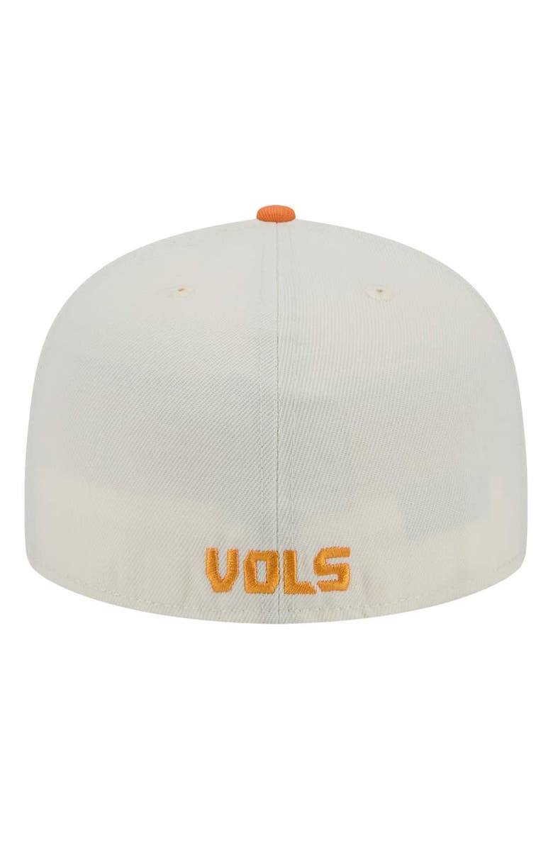 New Era Men's New Era Cream Tennessee Volunteers Chrome 59FIFTY Fitted Hat, Alternate, color, 