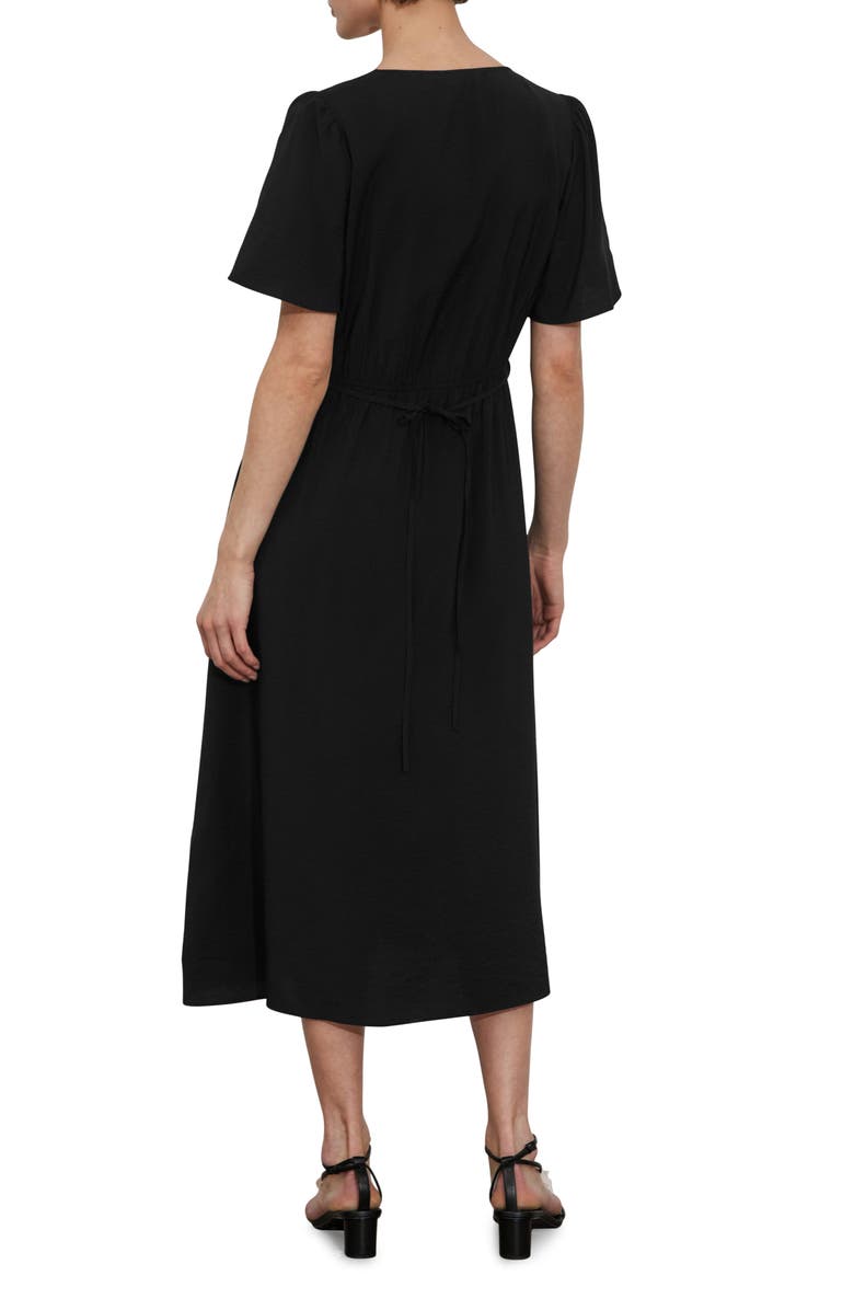 & Other Stories V-Neck Midi Dress, Alternate, color, 