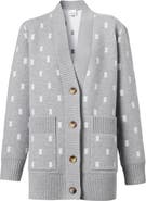 Burberry Palena TB Monogram Jacquard Cardigan