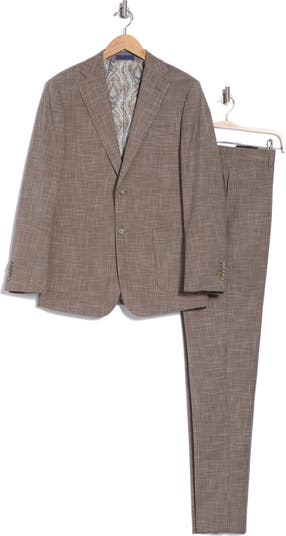 Two-Button Flat Front Suit
