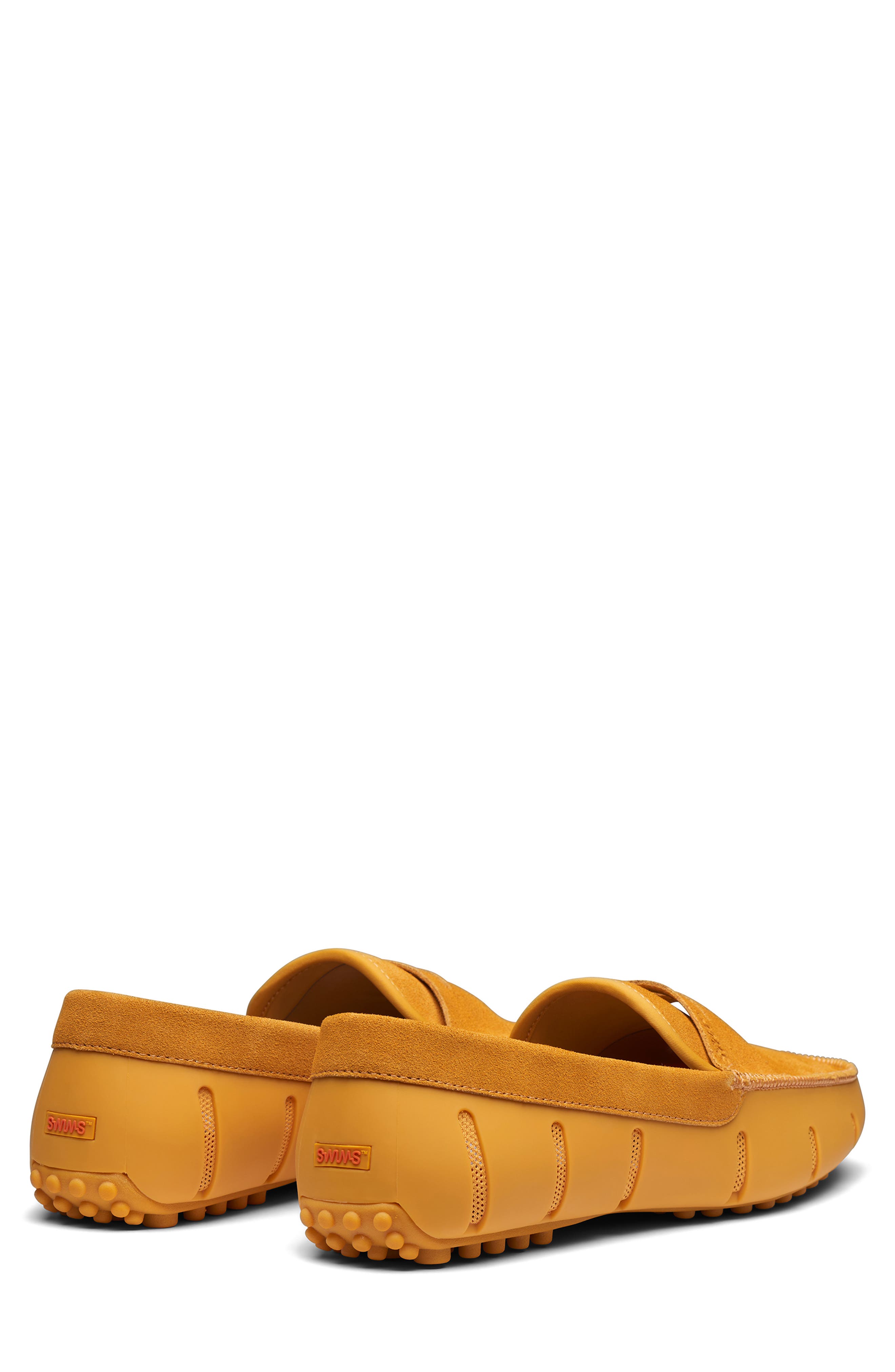 Swims Luxe Lace-Up Driving Loafer, Alternate, color, Blaze