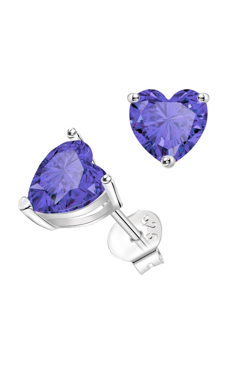 Donatello Gian Sterling Silver Heart Earrings, Main, color, Silver