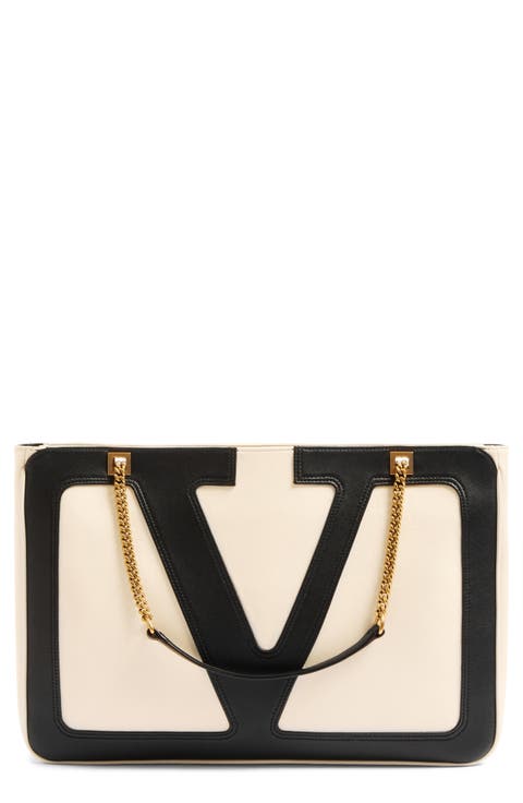 Medium Viva Superstar Leather Shopper