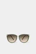 Katie Loxton Sardinia Sunglasses in Olive
