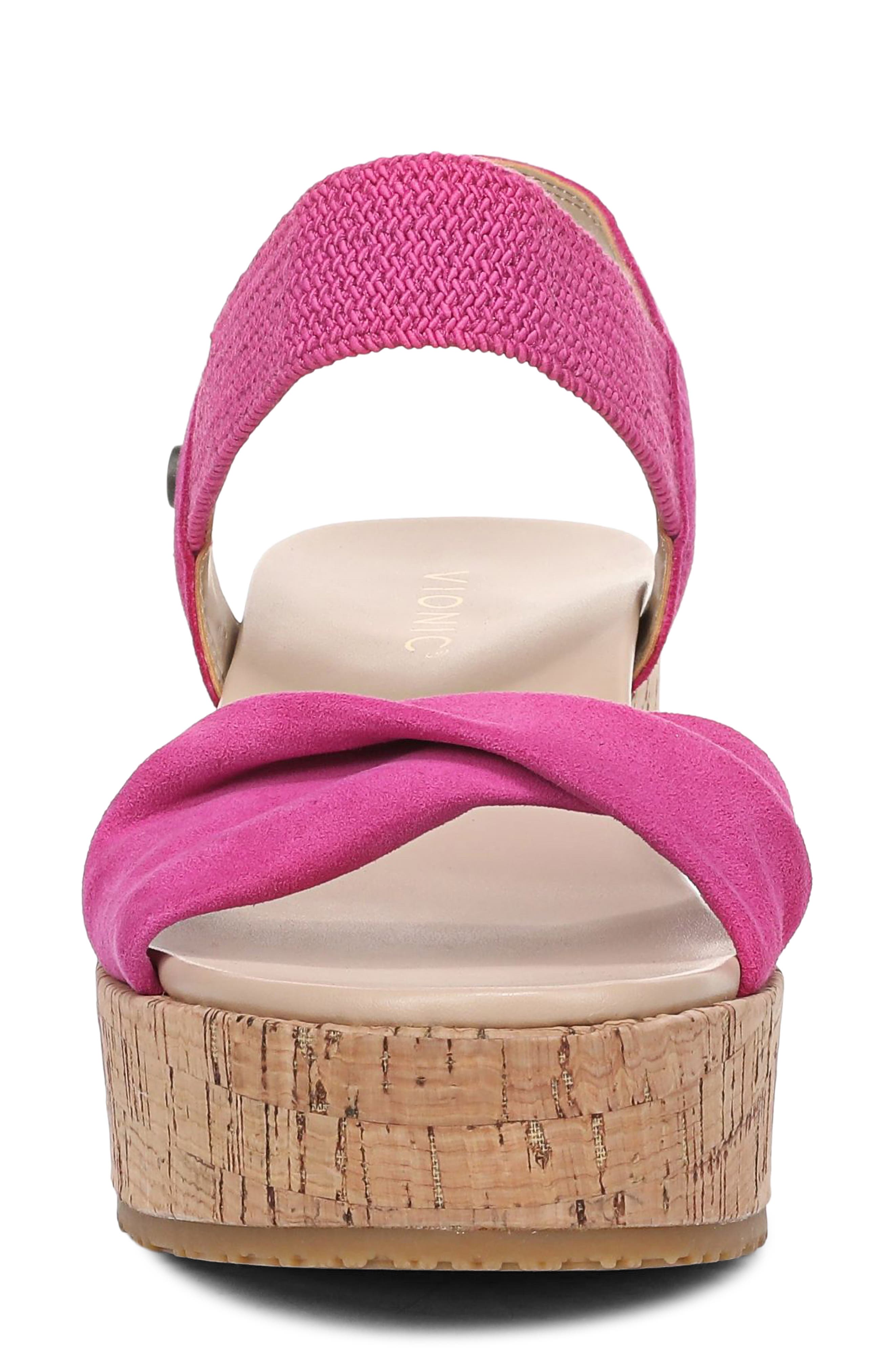 Darla Espadrille Platform Slide Sandal, Alternate, color, ROSE VIOLET