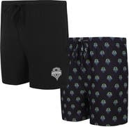 CONCEPTS SPORT Men's Concepts Sport Black Seattle Sounders FC Gauge Two-Pack Shorts Set