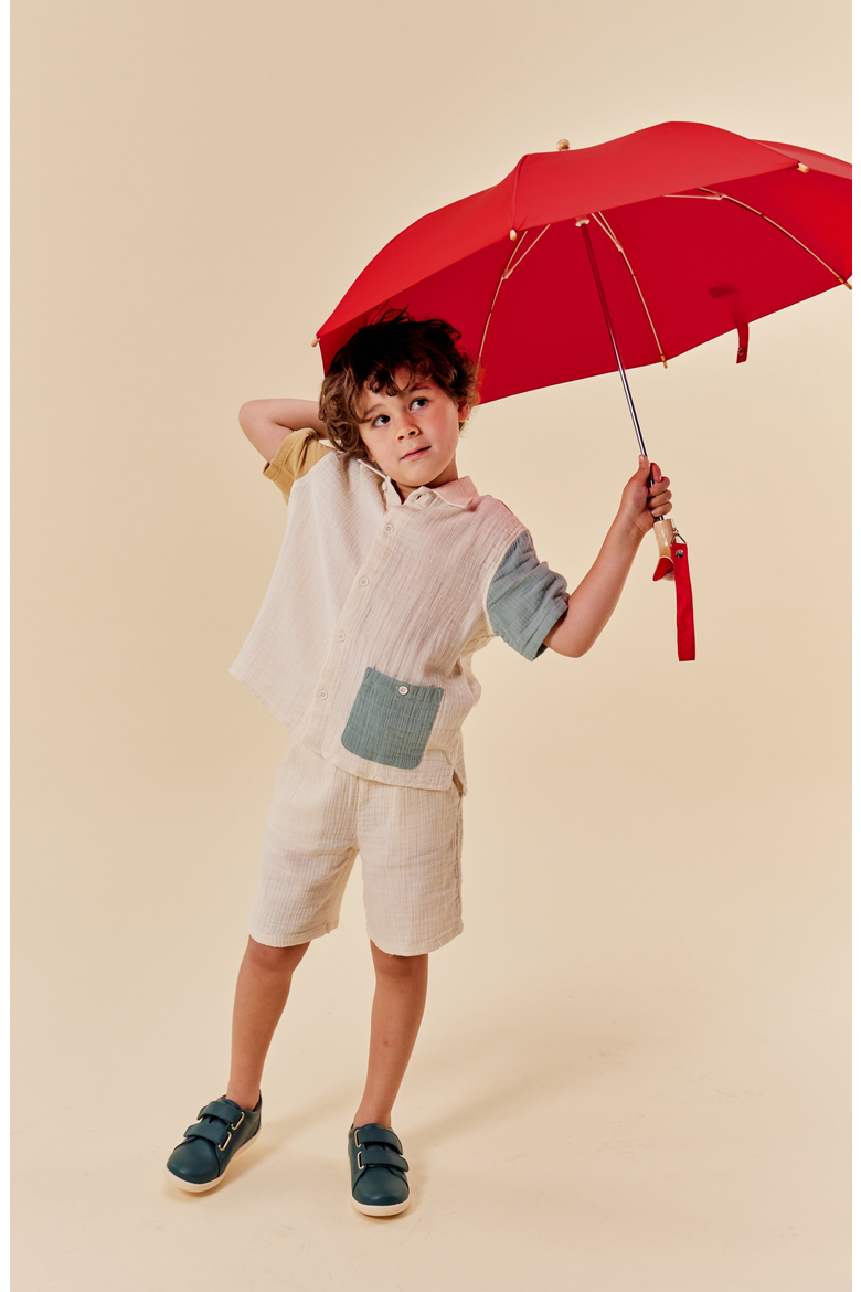 Meri Meri Duckling Kids' Umbrella, Alternate, color, Red